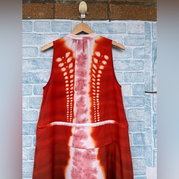 ALTUZARRA
Penelope Dyed Gradient Asymmetric Midi-Dress SIZE 46/16 - Picture 12 of 17